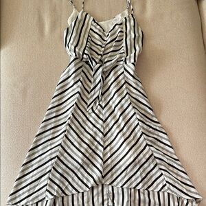 Sienna Sky Black and White Ruffled Sundress